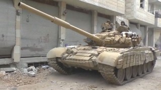 Tank missions from Darayya Syria